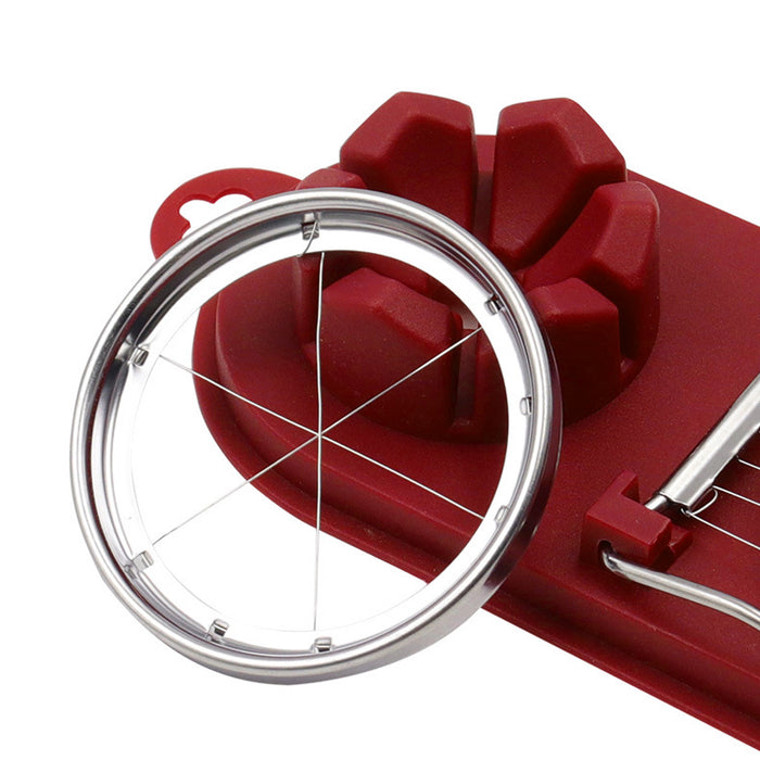 5 Pcs Two in One Egg Slicer Set with Stainless Steel Wires