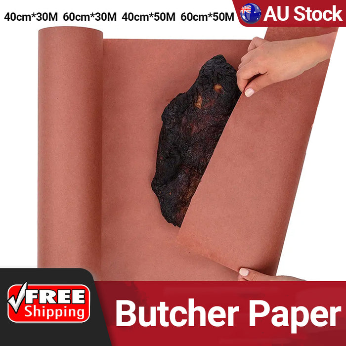Pink Kraft Butcher Roll Food Grade Oil Absorbent Paper for Outdoor Grilling