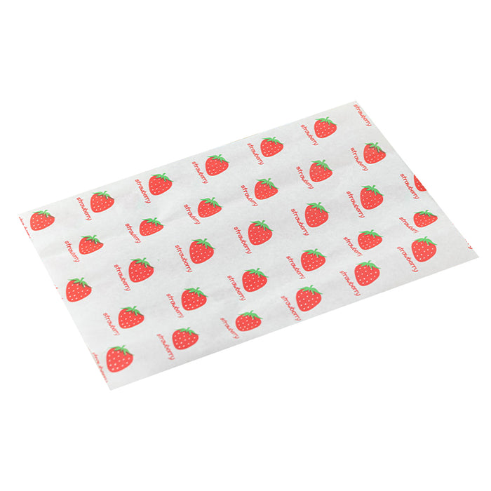 100Pcs Grease-Proof Sandwich Wrappers Oil Blotting Coated Paper 5 Styles