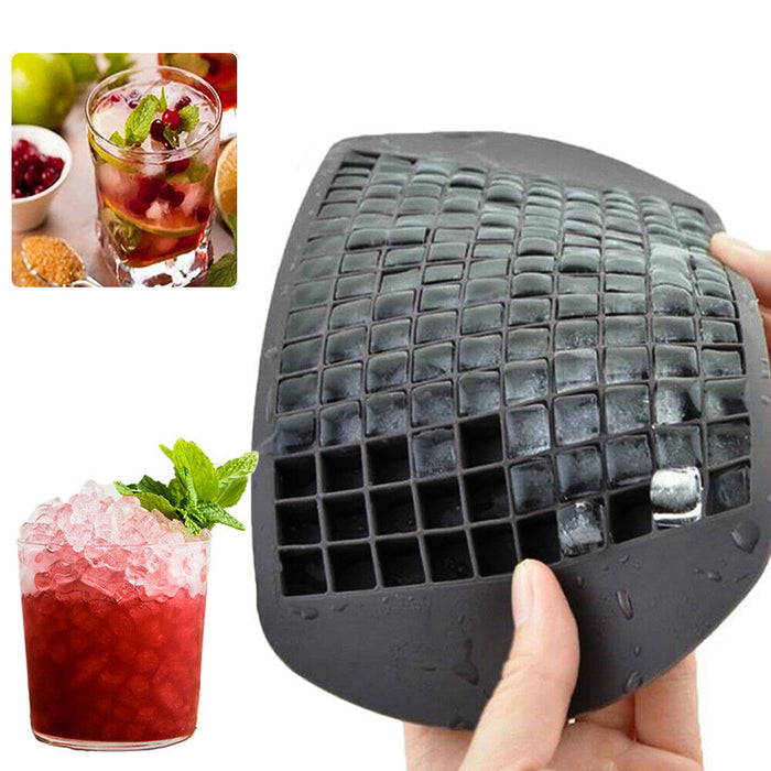 Mini Ice Cube Tray 160-Cube Food-Grade Silicone 24×12×1cm