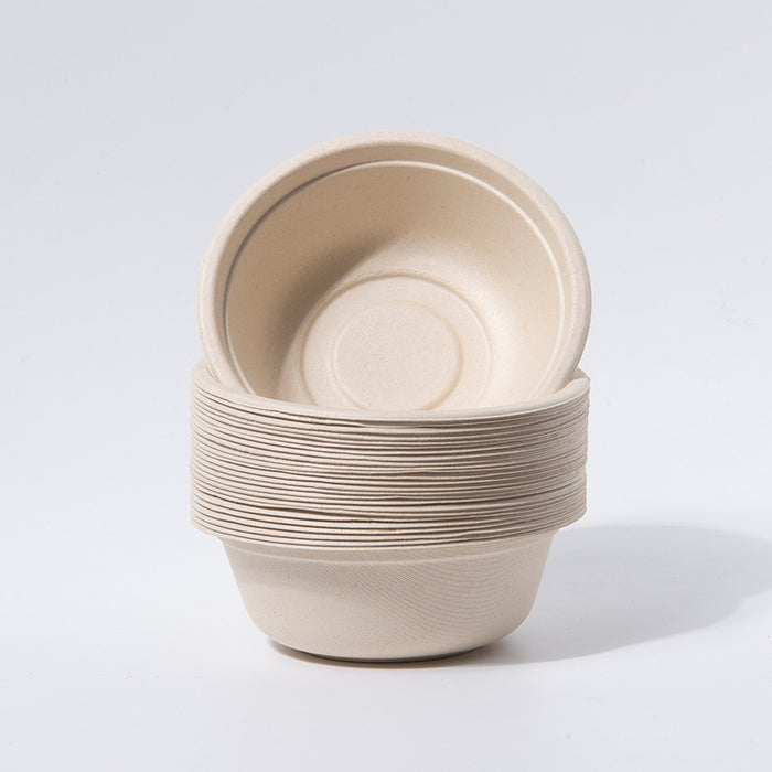 250Pcs Disposable Bagasse Bento Boxes with PP or PET Lids