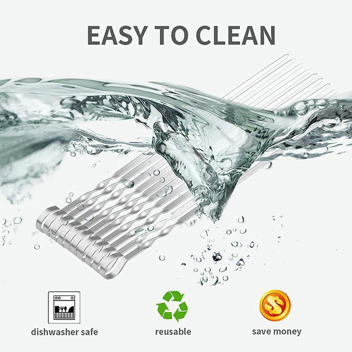 Stainless Steel BBQ Skewers 17 Inch Flat Wide Blade, 17 inches