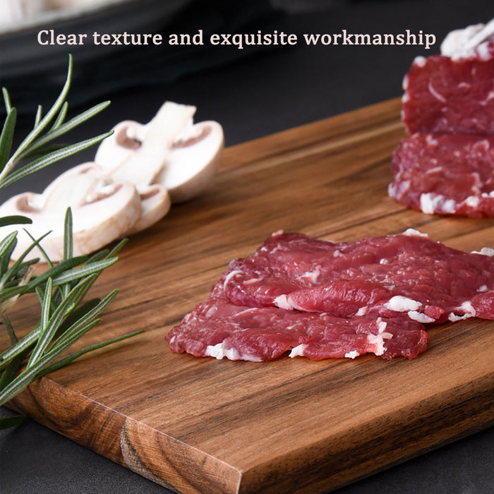 Acacia Wood Cutting Board Thick Knife Friendly Handle
