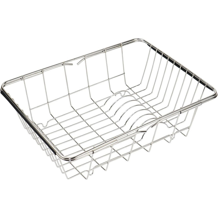 Stainless Steel Telescopic Sink Draining Basket Rack