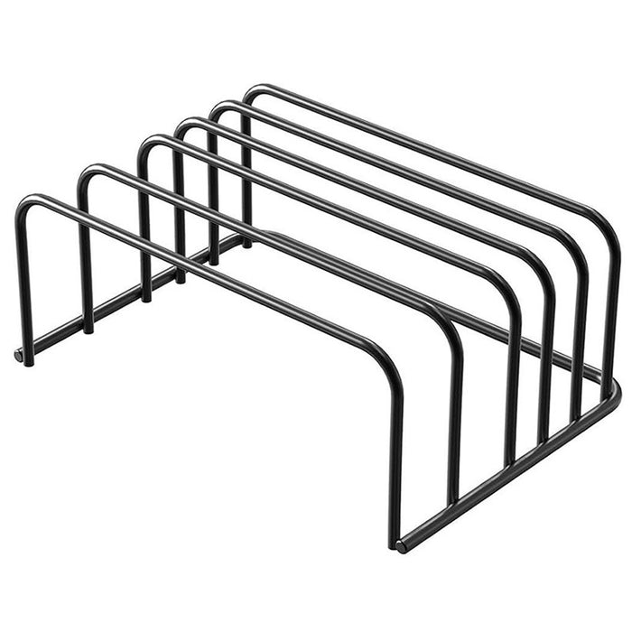 Chopping Board Rack Organizer Metal 5 Slot Kitchen Storage