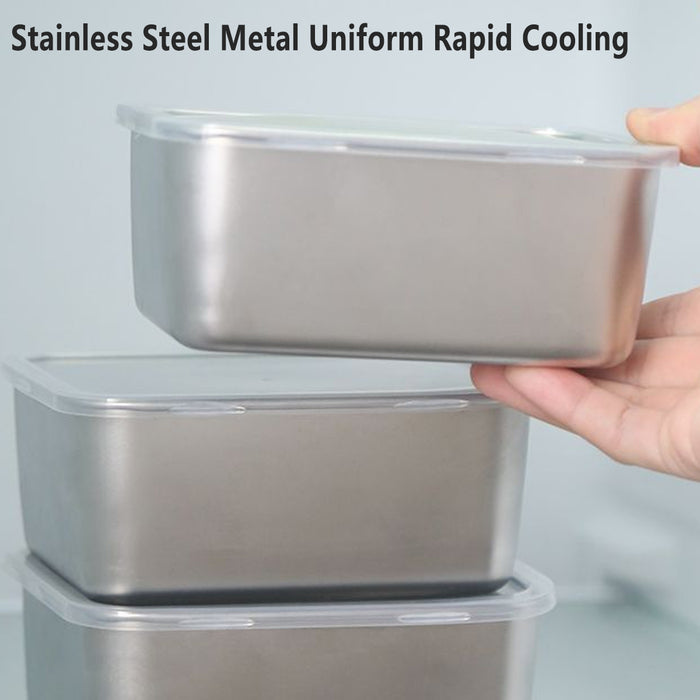Stainless Steel Food Container Box Set of 6