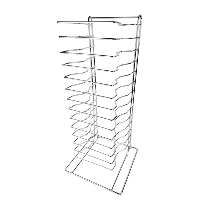 14-Tier Iron Pizza Baking Rack Oven Stand 30.5 x 30.5 x 68.5 cm