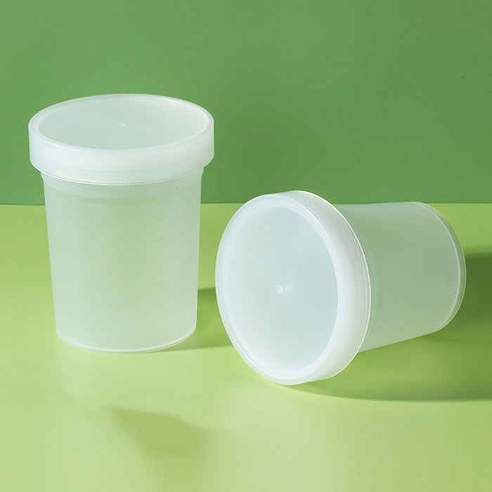 50 Pcs Dessert Takeaway Cups with Double Lids 300ml 500ml