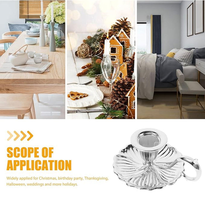 Retro Handheld Candlestick Holder, European Style Candle Stand