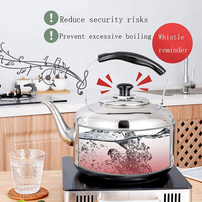 5L Stainless Steel Whistling Kettle Large Capacity