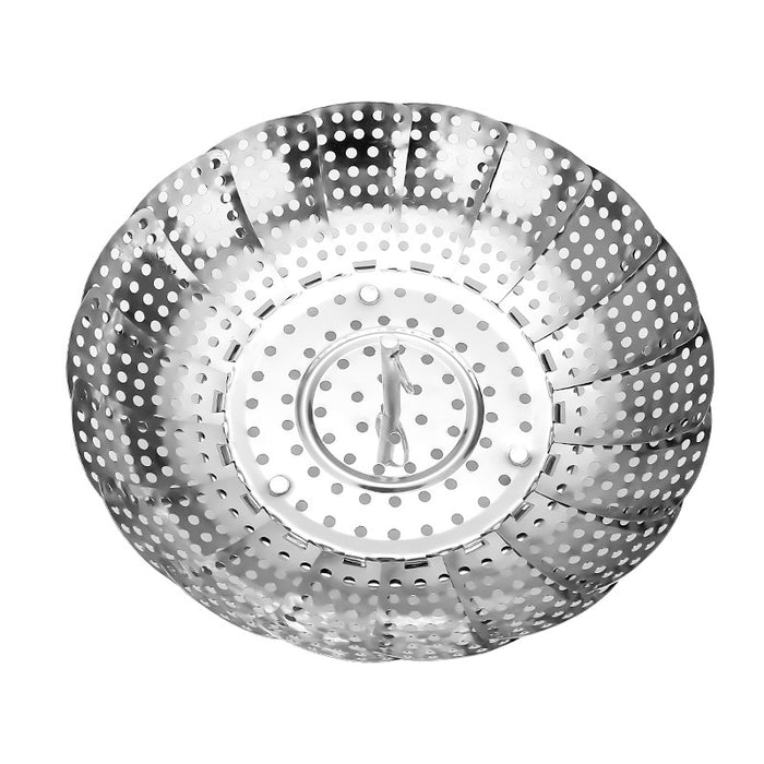 Stainless Steel Steamer Basket, Expandable, Collapsible for Easy Storage