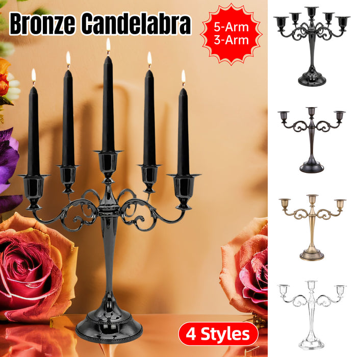 Alloy Candelabra 3 Or 5 Arm Wedding Table Centerpiece
