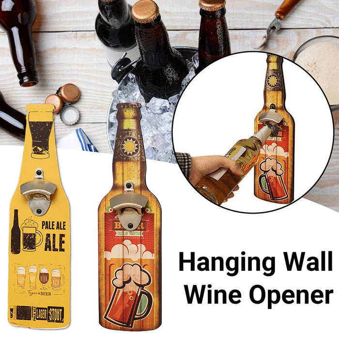 Bottle Opener Restaurant Wall Decoration for Bar