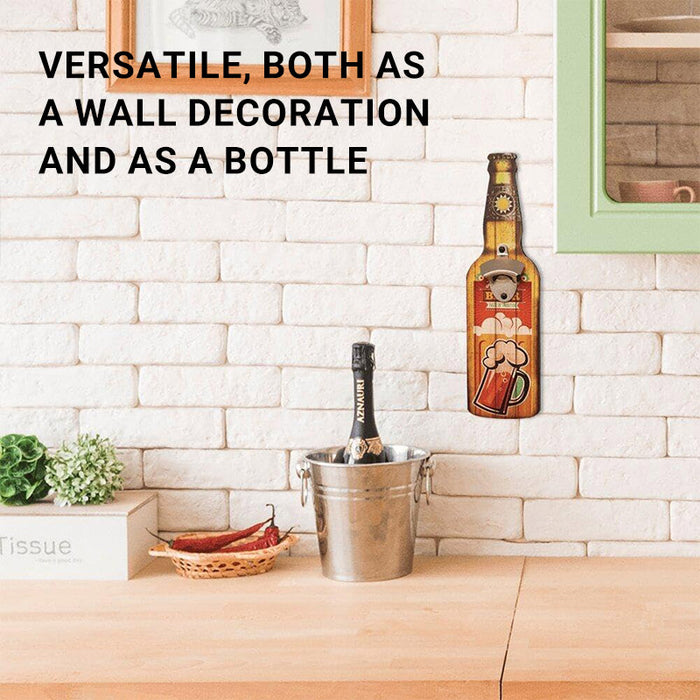 Bottle Opener Restaurant Wall Decoration for Bar