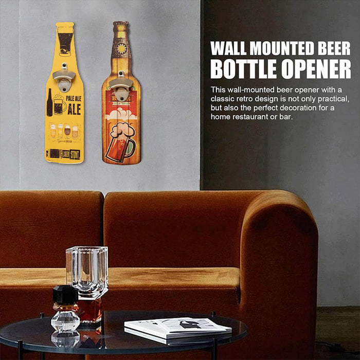 Bottle Opener Restaurant Wall Decoration for Bar