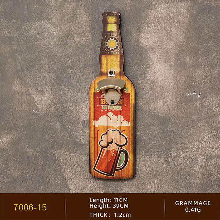 Bottle Opener Restaurant Wall Decoration for Bar