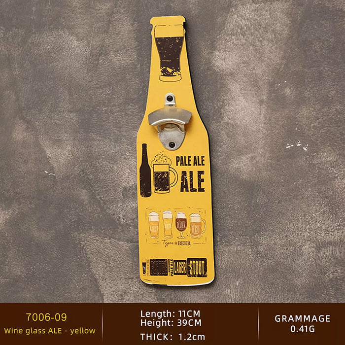 Bottle Opener Restaurant Wall Decoration for Bar