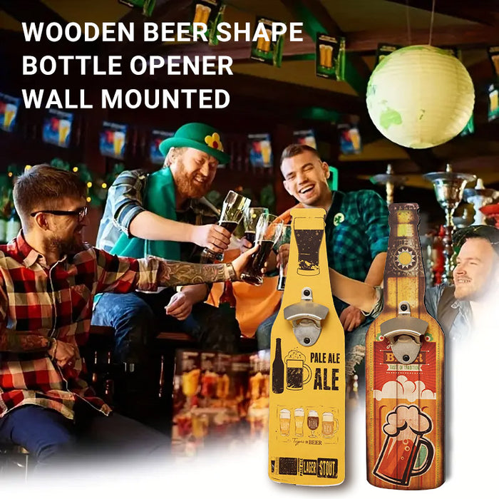 Bottle Opener Restaurant Wall Decoration for Bar