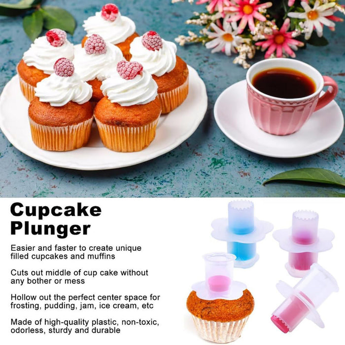 Cupcake Core Remover Set Food Grade Plastic Tools