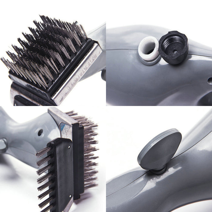 Stainless Steel BBQ Grill Cleaning Brush with Ergonomic Handle 35 x 6 x 9.5 cm