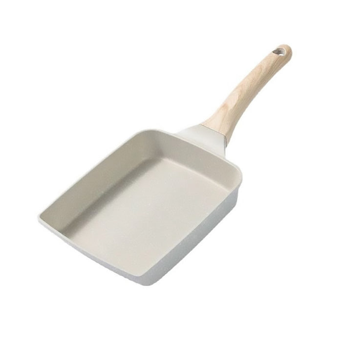 Japanese Tamagoyaki Pan Square Maifan Stone Non-Stick Breakfast Egg Pan 18x15cm