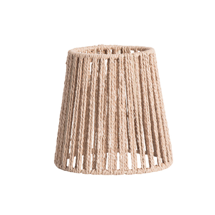 Paper Rope Lampshade Khaki Modern Chinese Zen Pendant