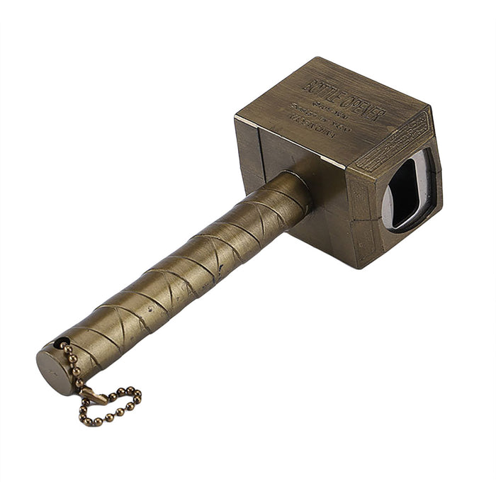 Thor Hammer Bottle Opener with Magnet Metal Bronze Silver