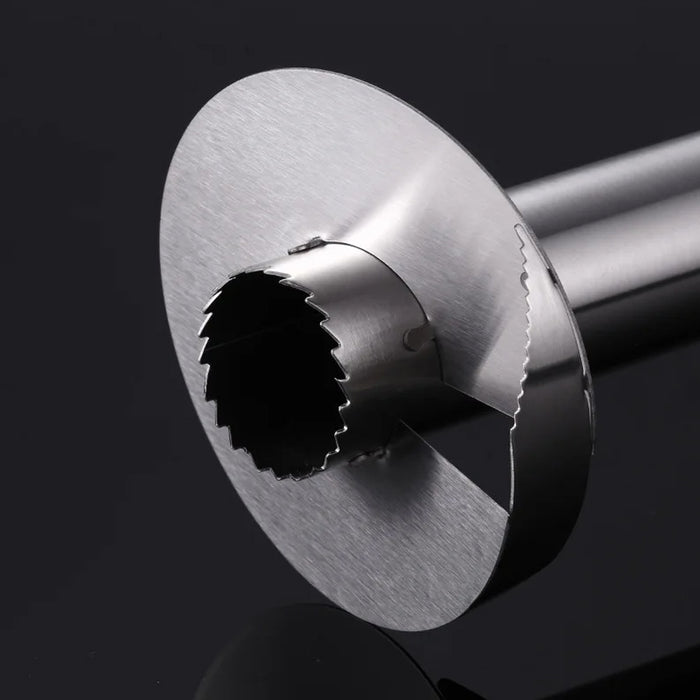 Stainless Steel Pineapple Corer Slicer Peeler Cutter with ABS Handle