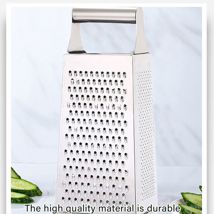 3 Pcs Stainless Steel Vegetable Slicer Grater Set with Ergonomic Handle
