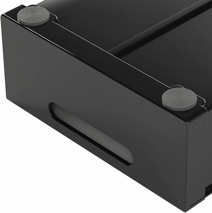 Aluminium Cutlery Tray Black with Adjustable Divider for Drawer