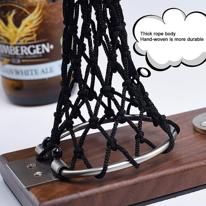 Magnetic Wooden Bottle Opener with Net Sports Design