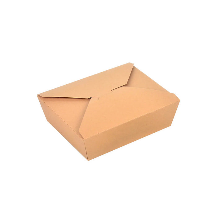 200 Pcs Kraft Paper Lunch Boxes 11 Styles Disposable Takeaway Food Containers