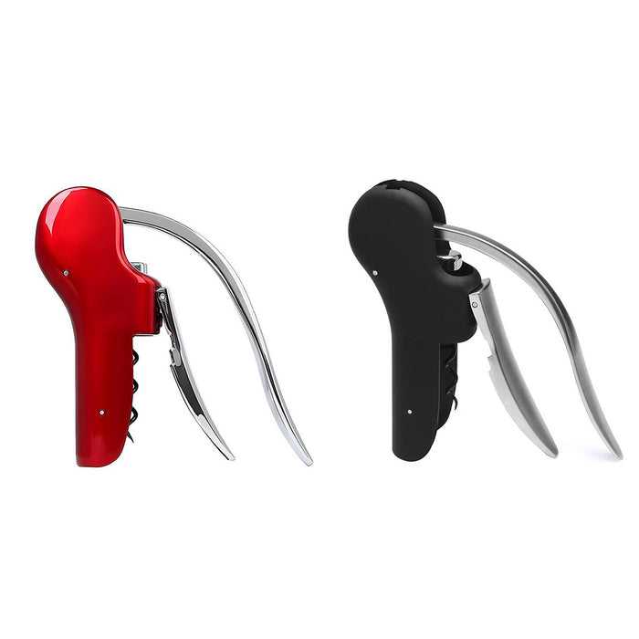 Goose Shaped Wine Bottle Opener Zinc Alloy Black Red