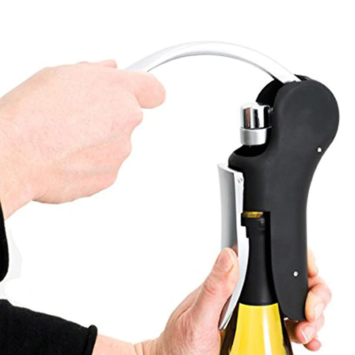 Goose Shaped Wine Bottle Opener Zinc Alloy Black Red