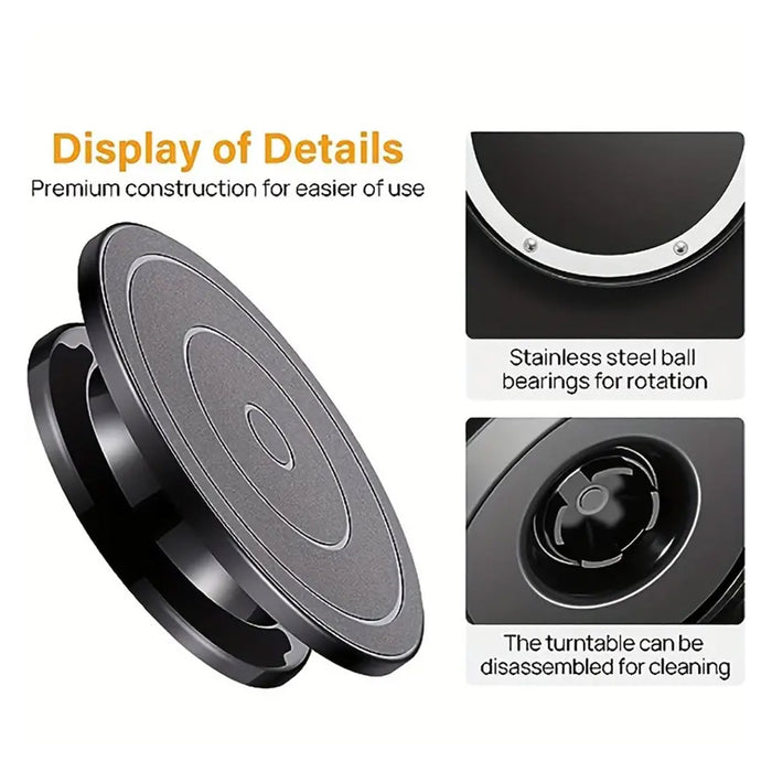 Rotating Cake Turntable Stand with Smooth 360 Degree Decorating Base
