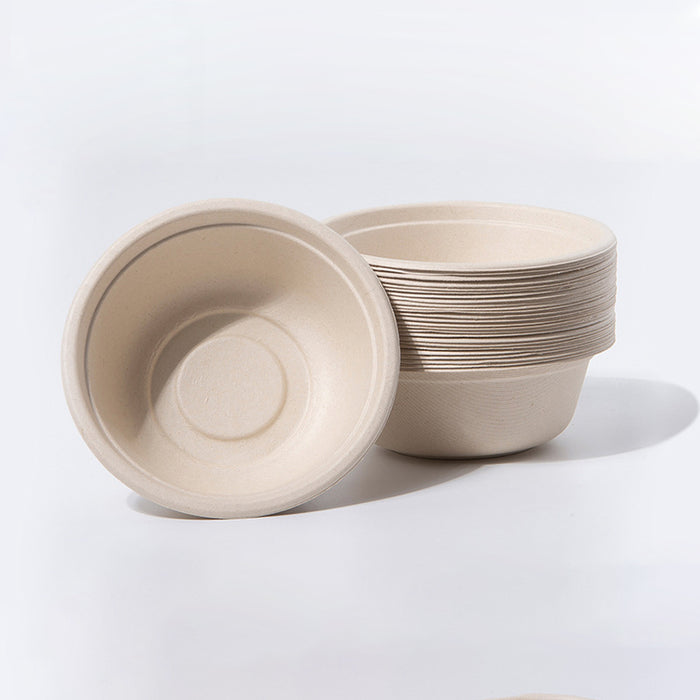 250Pcs Disposable Bagasse Bento Boxes with PP or PET Lids