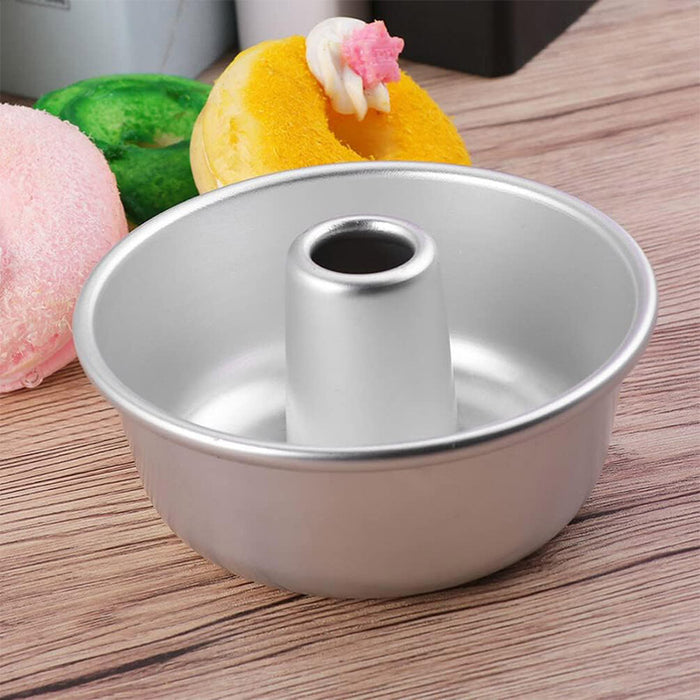 4 Pcs 4 Inch Hollow Cake Mould Nonstick Round Pan Set