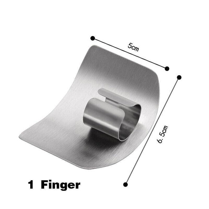 Stainless Steel Finger Protector, One Size Fits Most, Fruit & Vegetable Tool