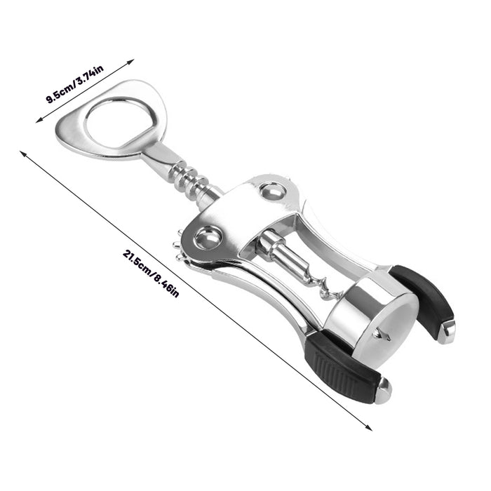 Multi Function Bottle Opener Zinc Alloy Silver for Bar