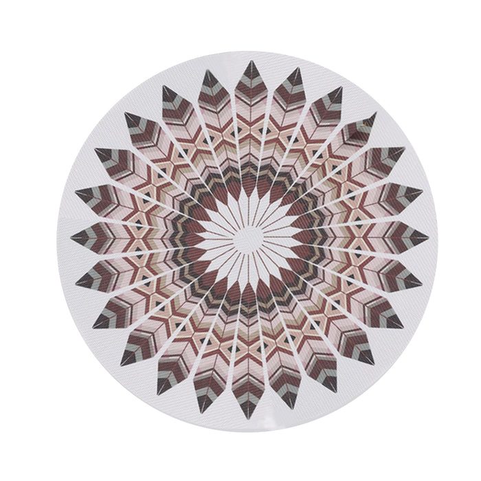4pcs Bohemian Round Heat Resistant Dining Mat