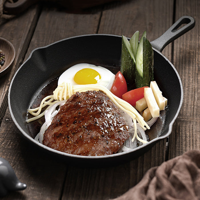 3Pcs Cast Iron Frying Pan Set Non-Stick for All Stovetops