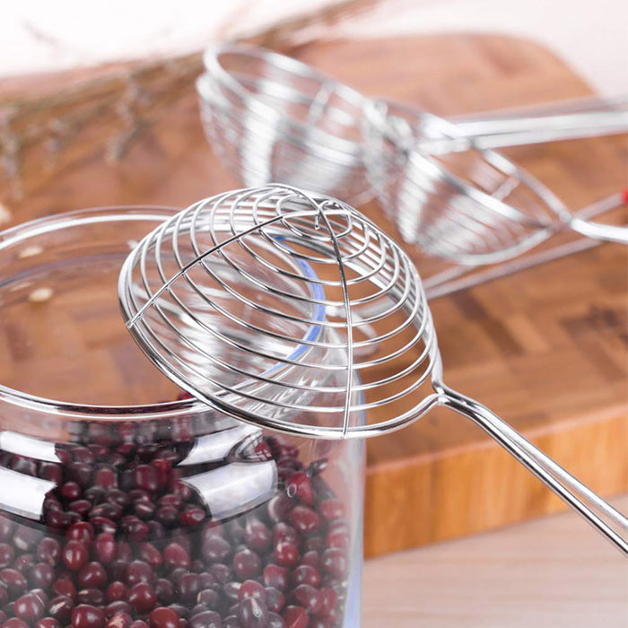 3 Piece Stainless Steel Slotted Spoons Set Anti Slip Handle