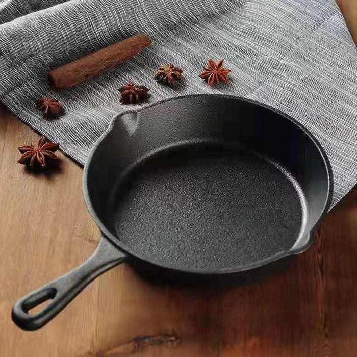 3Pcs Cast Iron Frying Pan Set Non-Stick for All Stovetops