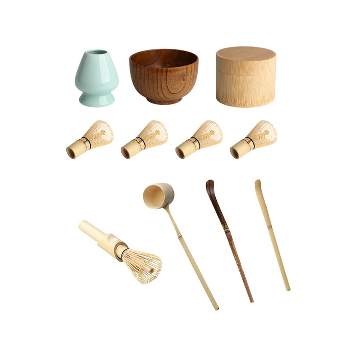 Bamboo Tea Whisk for Matcha Handcrafted with 65 80 96 Roots