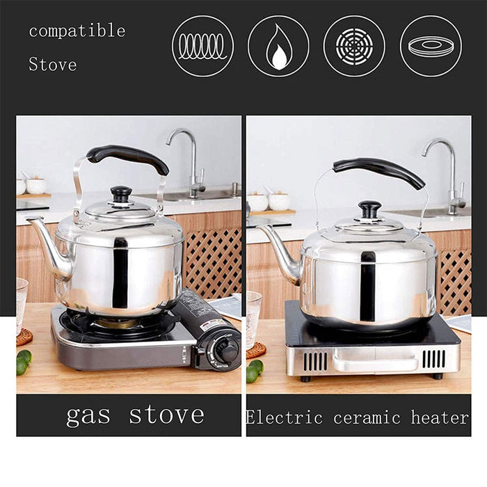 5L Stainless Steel Whistling Kettle Large Capacity