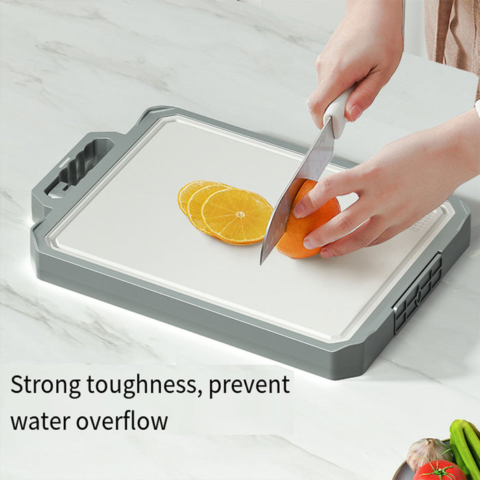 Stainless Steel Double Sided Cutting Board With Ruler