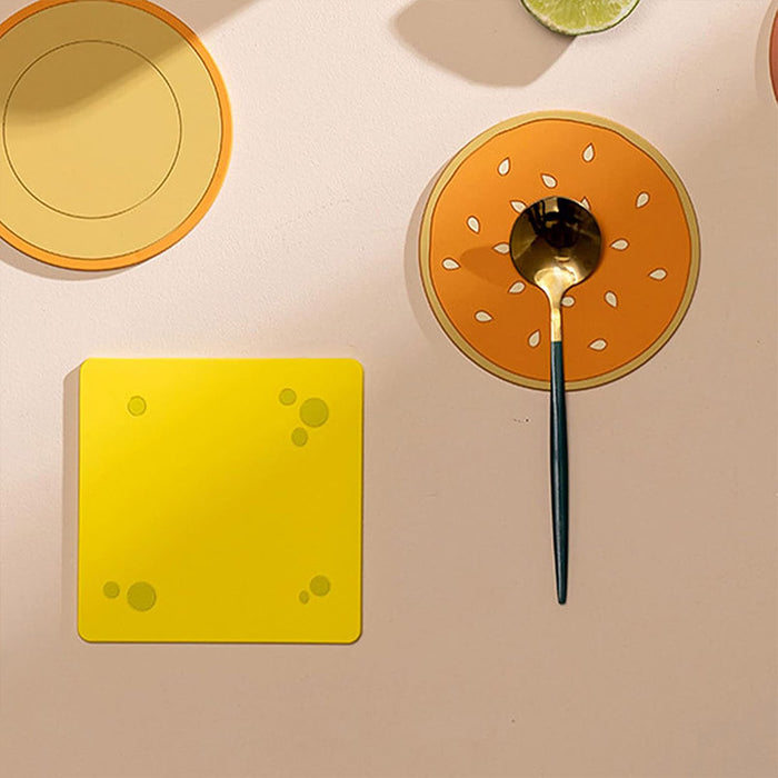 8pcs Anti Slip Coasters Set Insulated Drink Mats