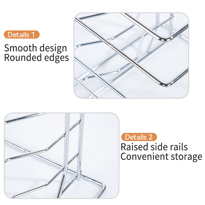 14-Tier Iron Pizza Baking Rack Oven Stand 30.5 x 30.5 x 68.5 cm