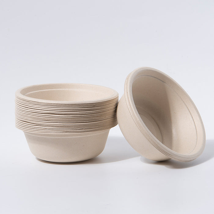 250Pcs Disposable Bagasse Bento Boxes with PP or PET Lids