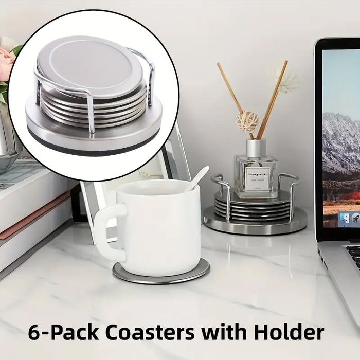 Stainless Steel Heat Insulating Round Table Cup Mat